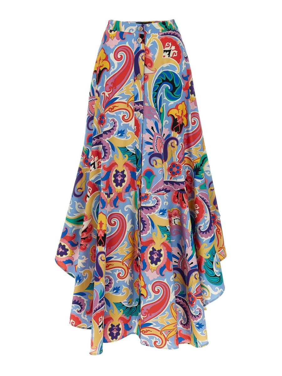 Etro Jupe Midi - Multicolore