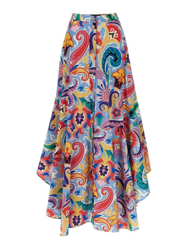 Etro Jupe Midi - Multicolore