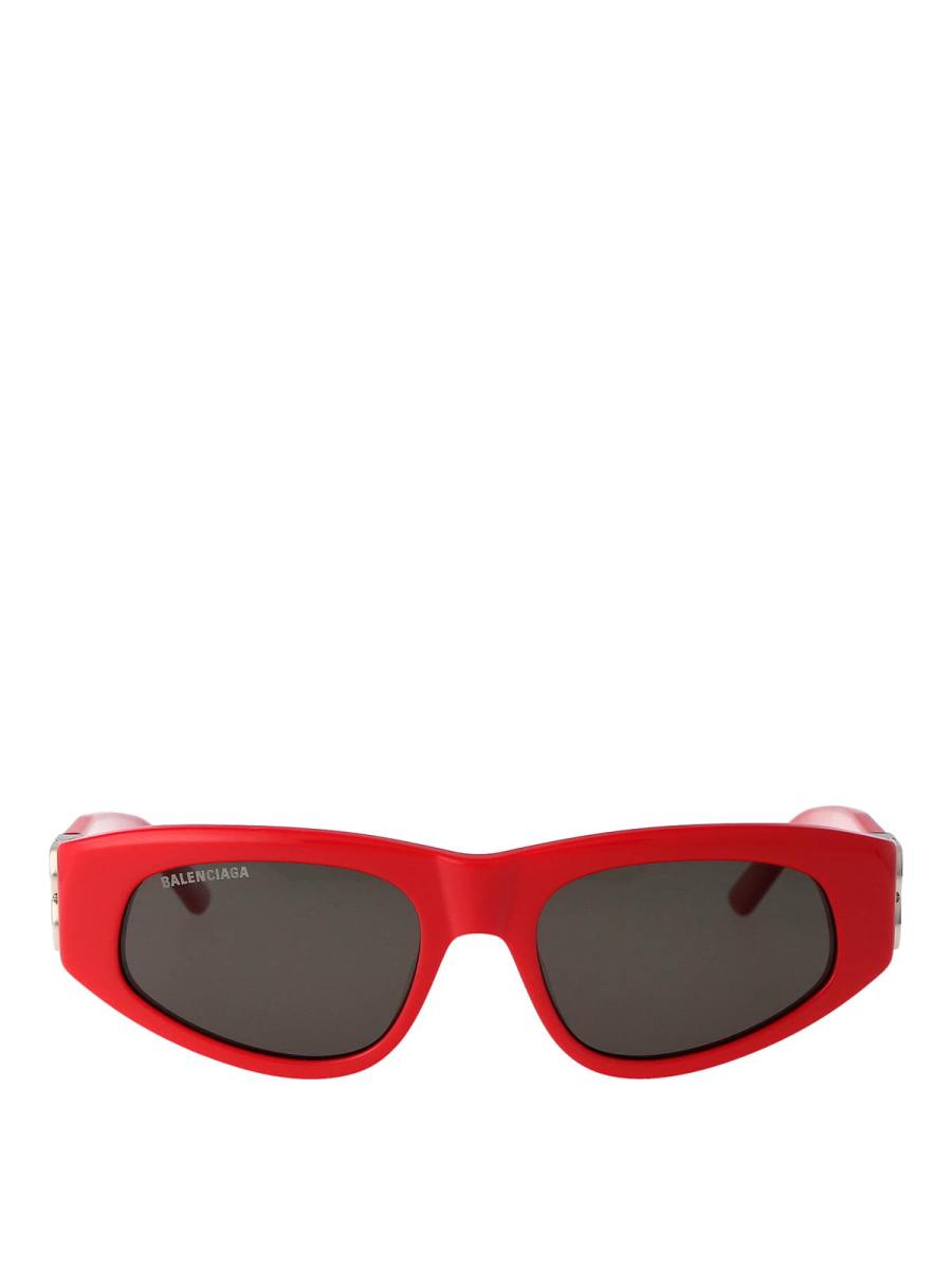 Balenciaga Lunettes De Soleil - Rouge