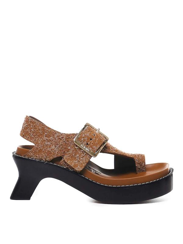Loewe Sandales - Marron