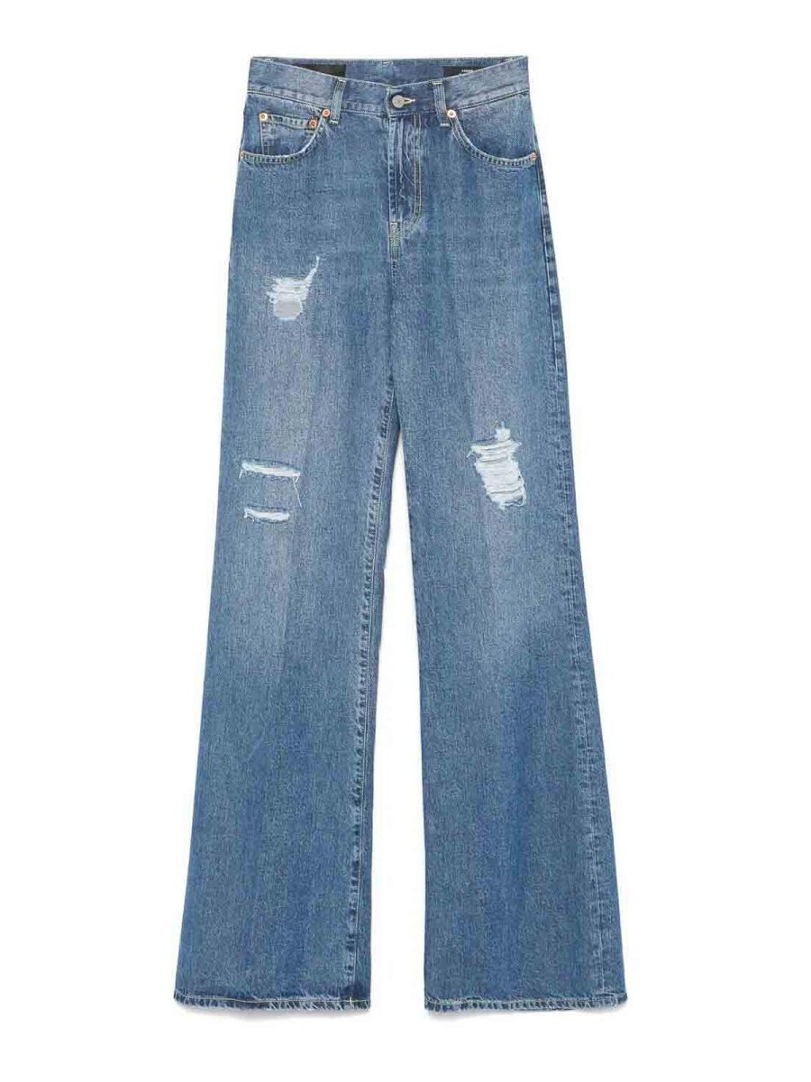 Dondup Pantalons Décontractés - Bleu