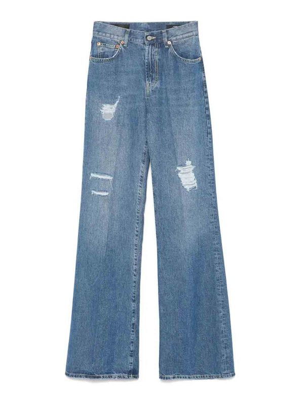 Dondup Pantalons Décontractés - Bleu