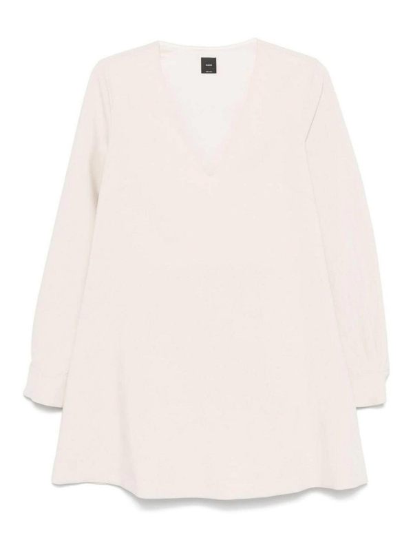Pinko Robe Au Genou - Beige
