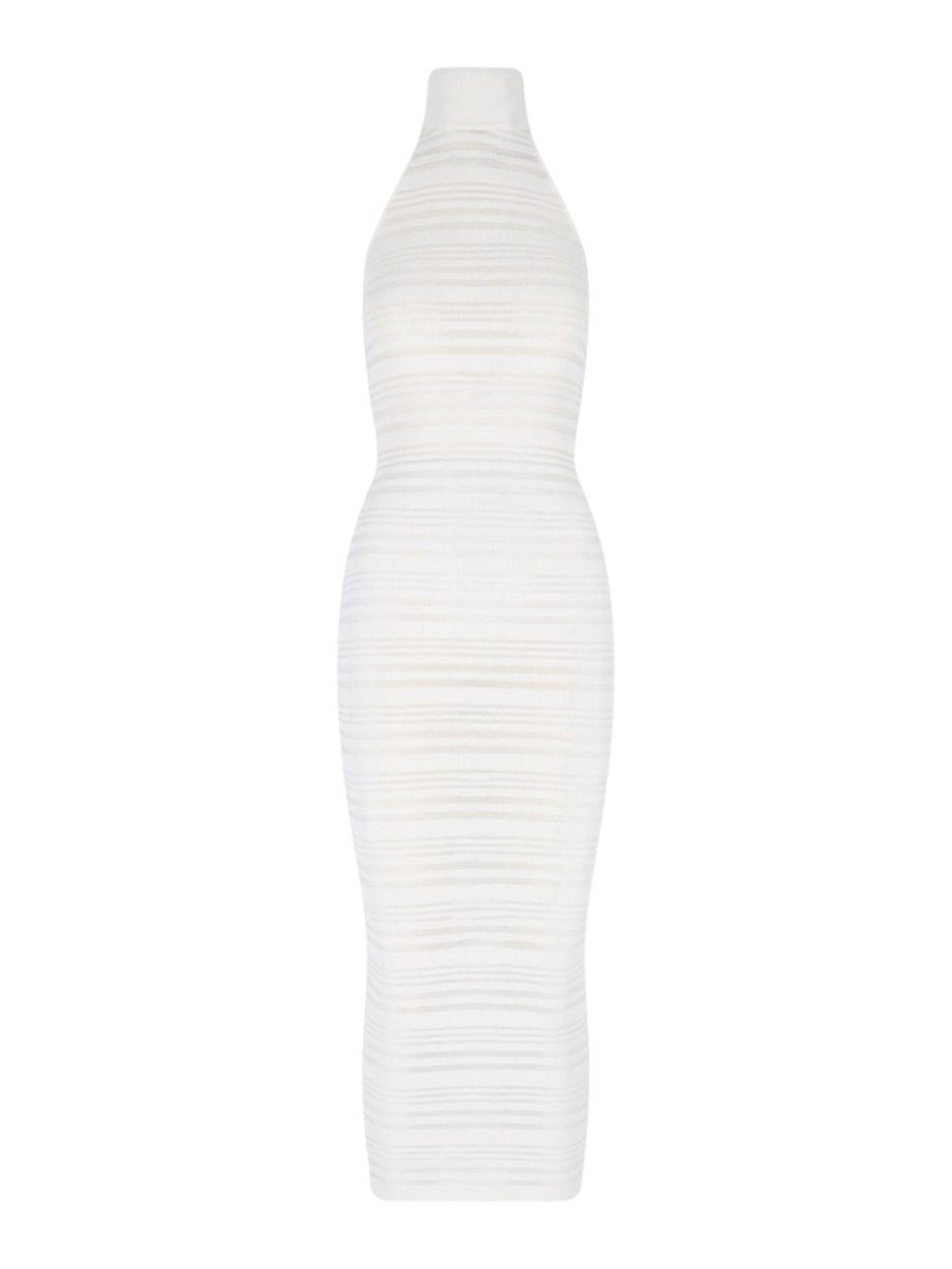 Andreādamo Robe Au Genou - Blanc
