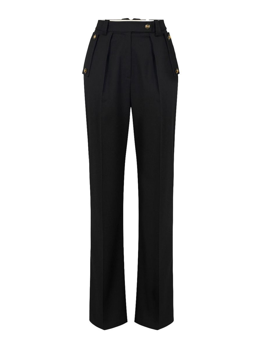 Elisabetta Franchi Pantalons Décontractés - Noir