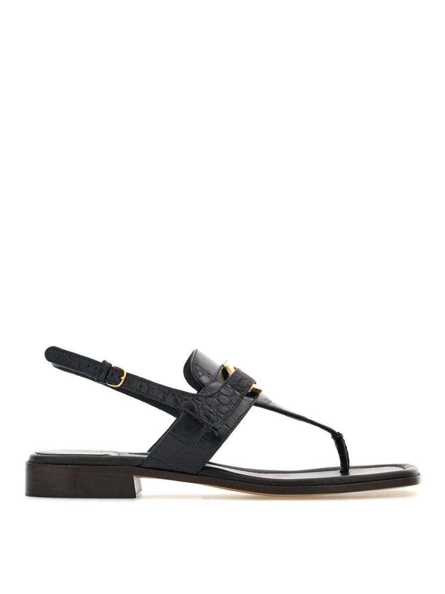 Ferragamo Sandales - Noir