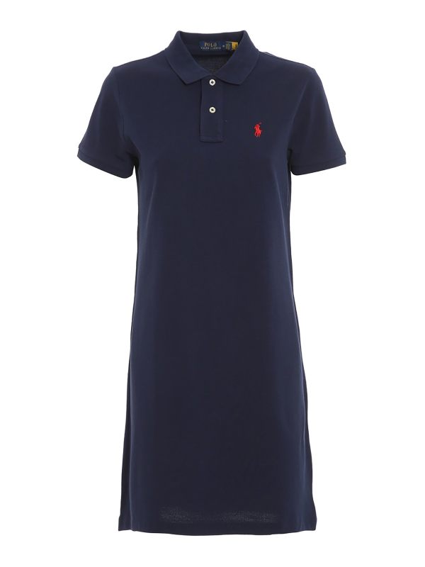 Polo Ralph Lauren Robe Courte - Bleu Foncé