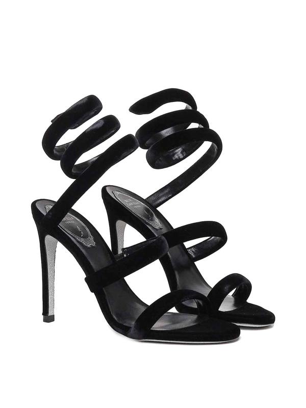 Rene Caovilla Sandales - Noir
