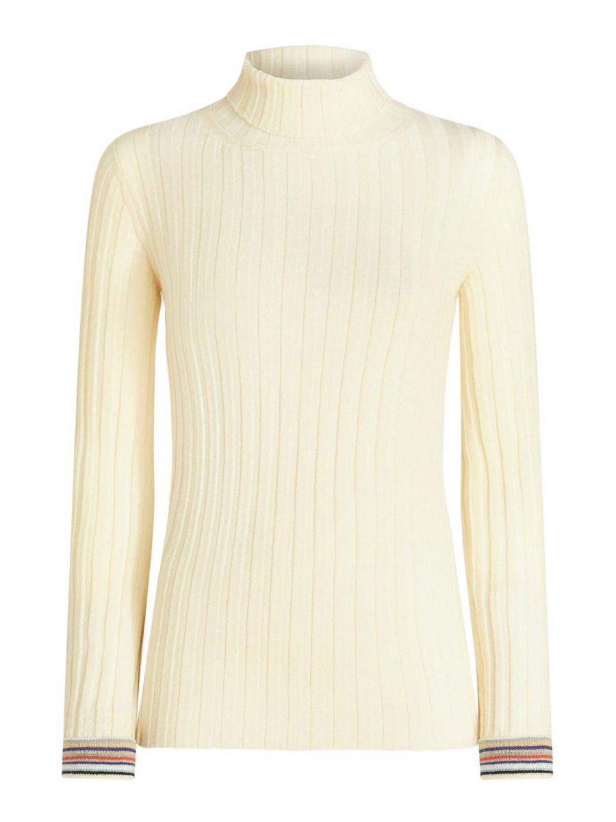Etro Pull Col Rond - Blanc