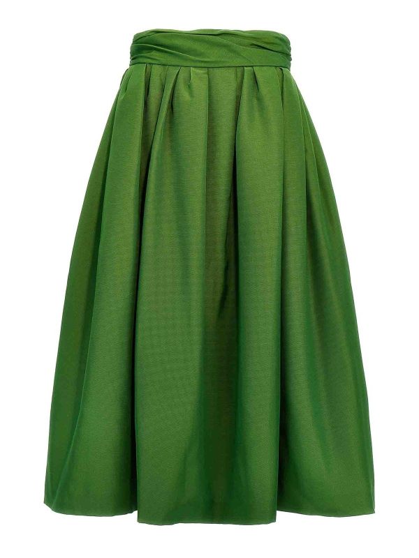 Carolina Herrera Jupe Midi - Vert
