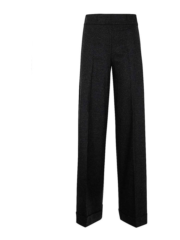 D. Exterior Pantalons Décontractés - Gris