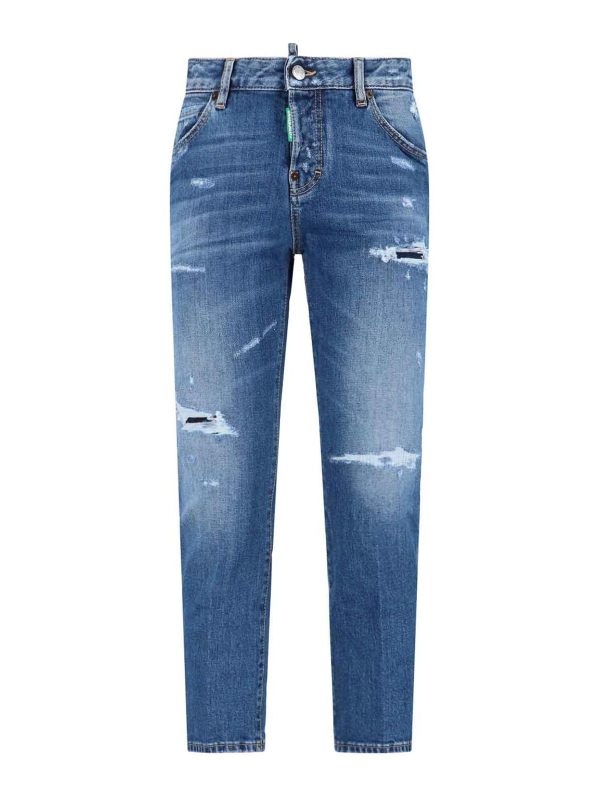 Dsquared2 Pantalons Décontractés - Bleu