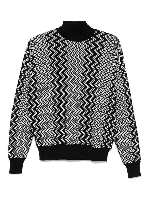 Missoni Pull Col Roulé - Noir