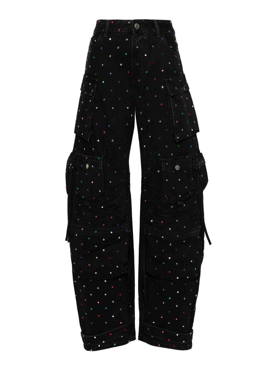 The Attico Jean Bootcut - Noir