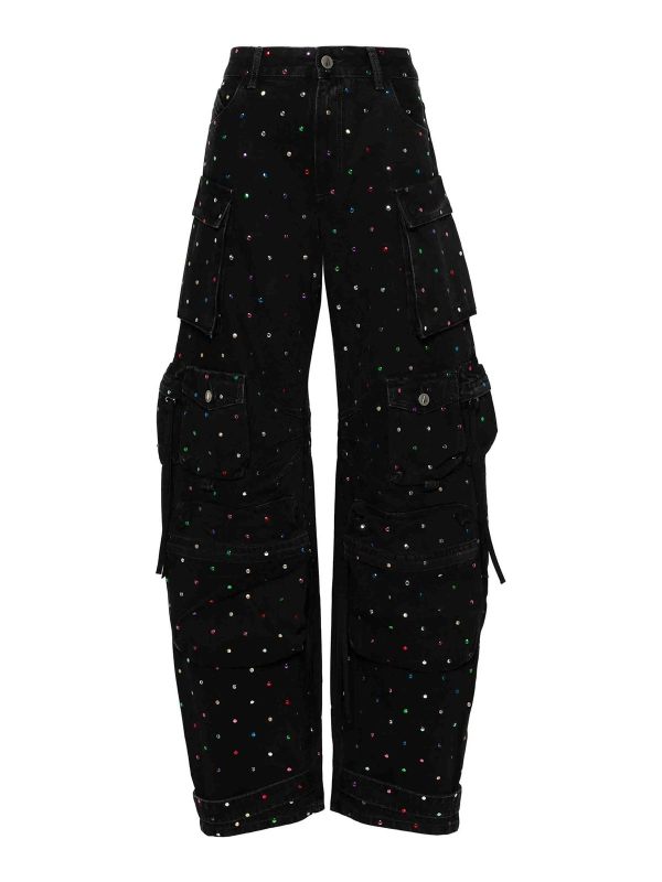 The Attico Jean Bootcut - Noir