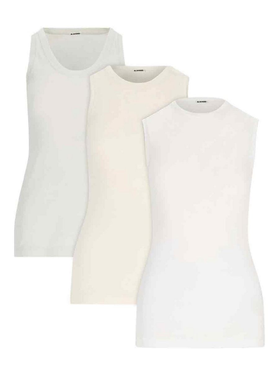 Jil Sander Top - Blanc