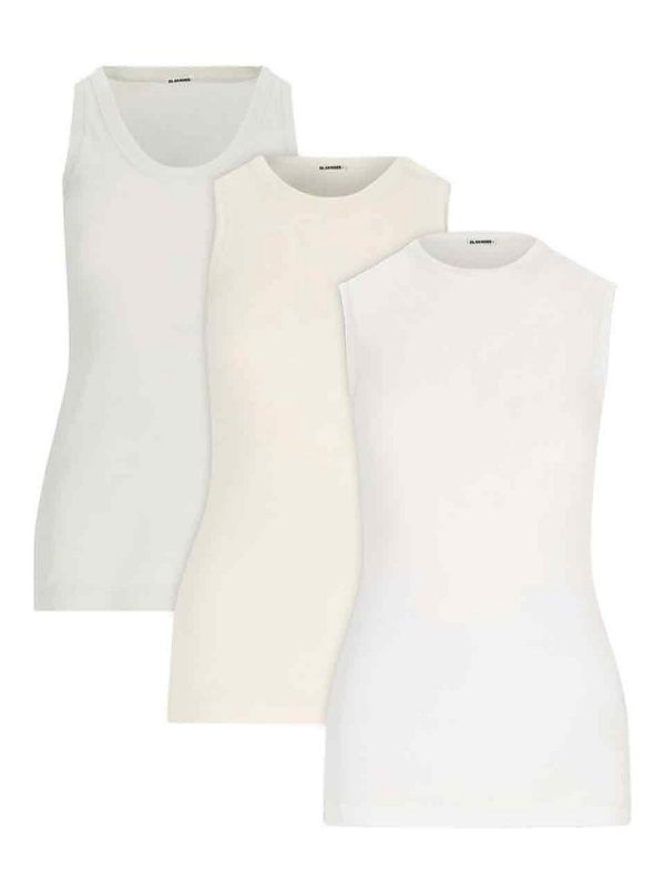 Jil Sander Top - Blanc