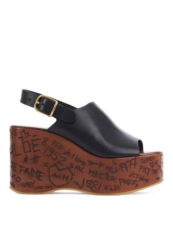 Chloe' Sandales - Noir