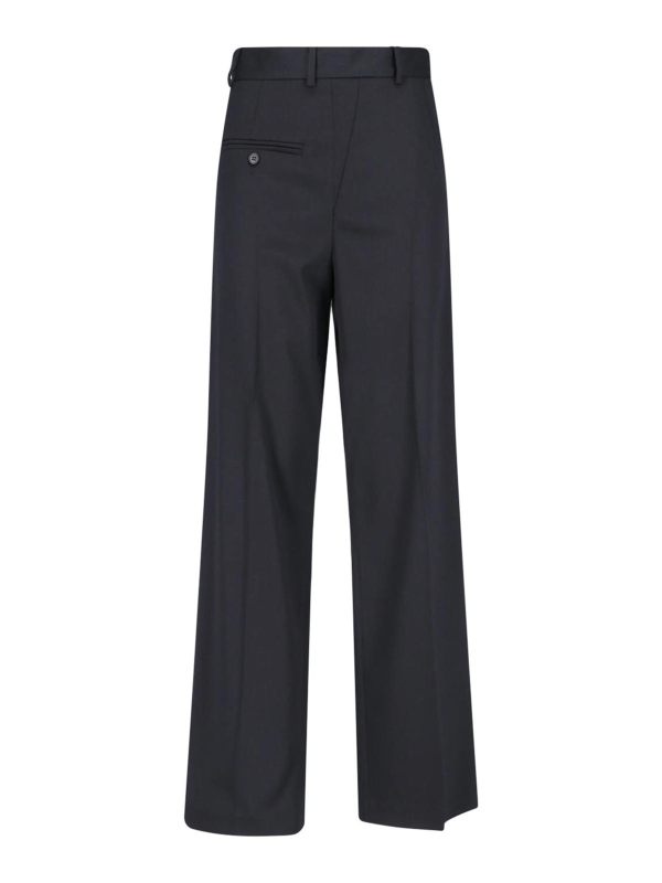 MM6 Maison Margiela Pantalons Décontractés - Noir