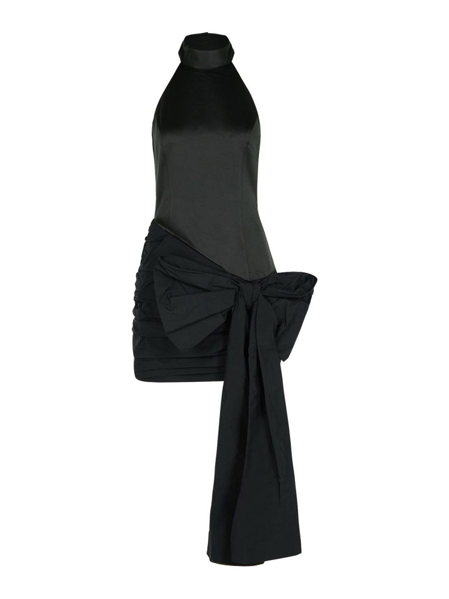 Rotate Birger Christensen Robe Courte - Noir