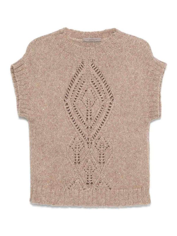 D. Exterior Gilet - Marron