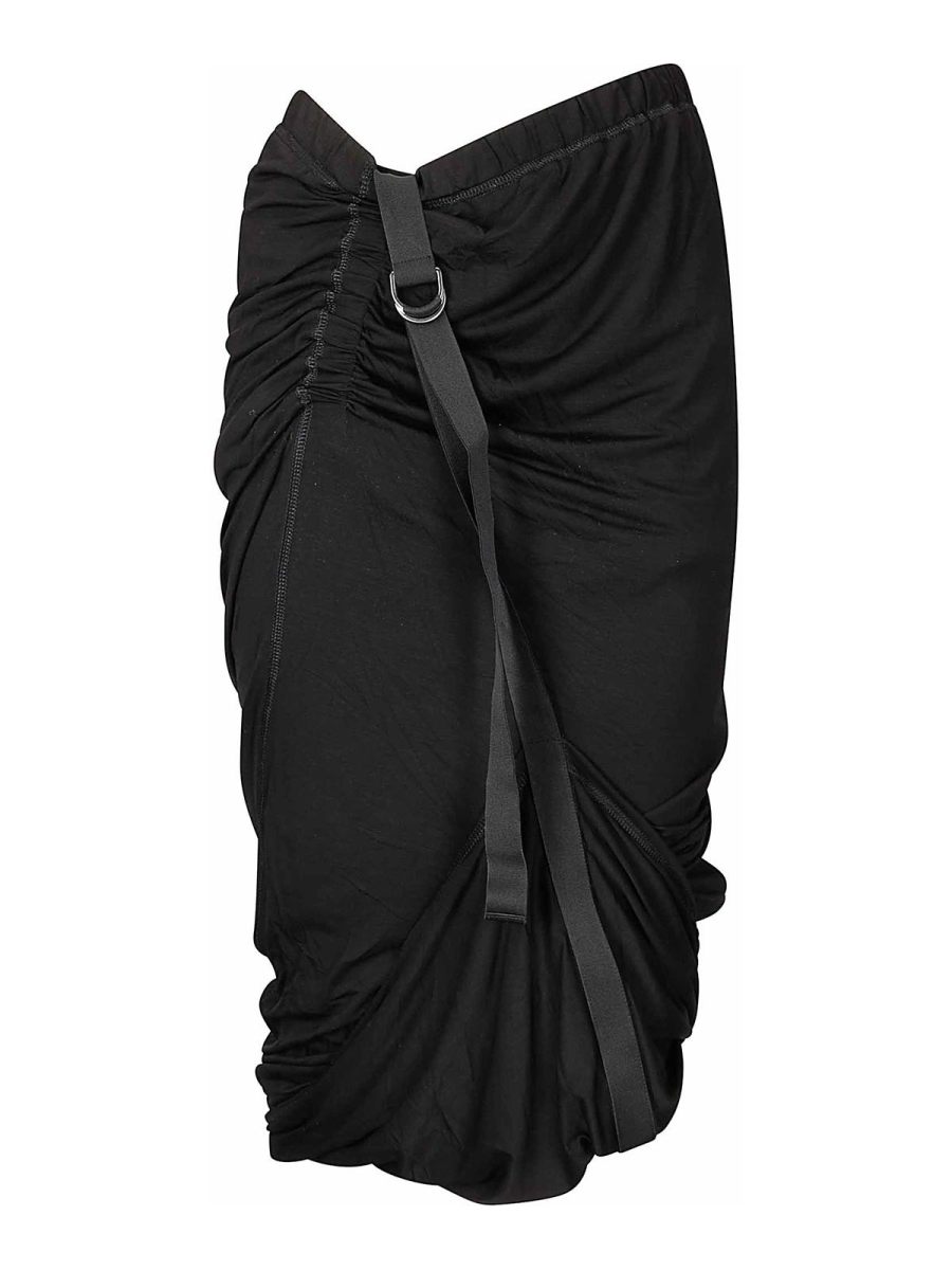 Helmut Lang Jupe Midi - Noir