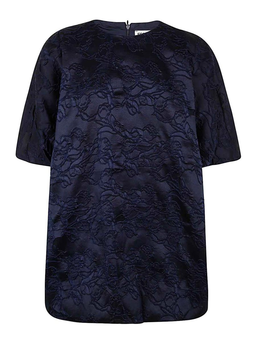 Essentiel Antwerp Robe Au Genou - Bleu