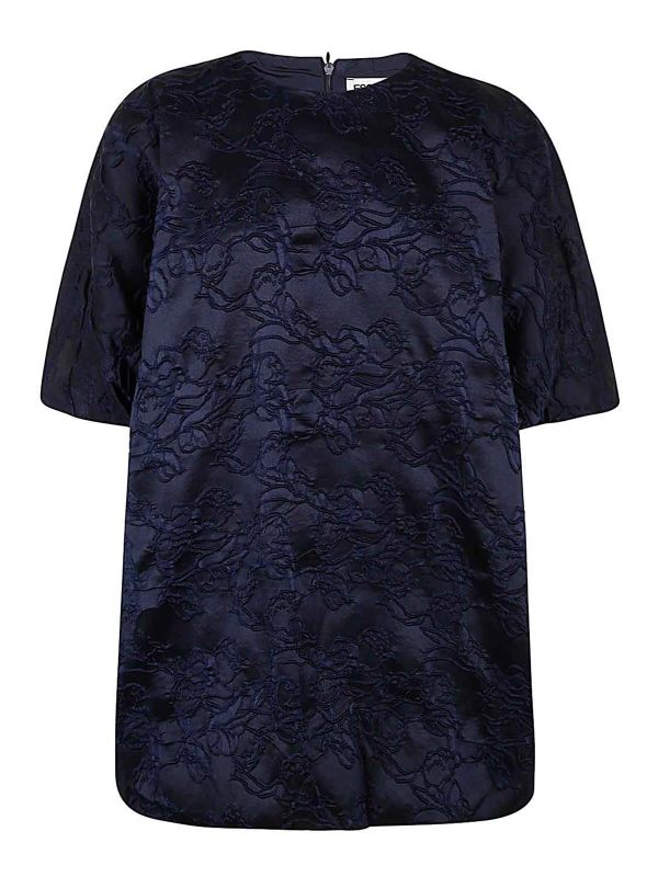 Essentiel Antwerp Robe Au Genou - Bleu