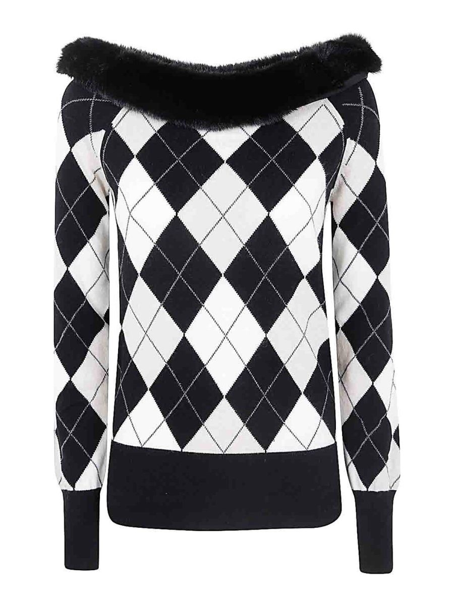 Blugirl Pull Col Bateau - Noir