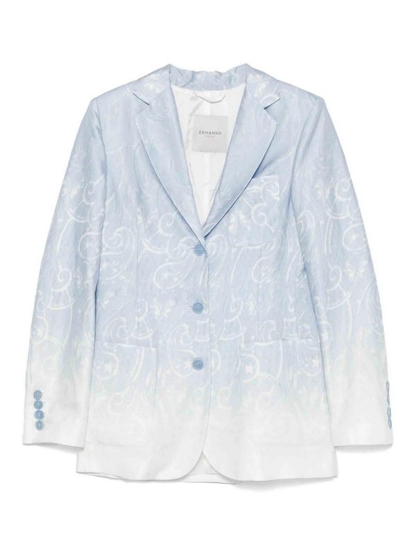 Ermanno Firenze Blazer - Bleu Clair