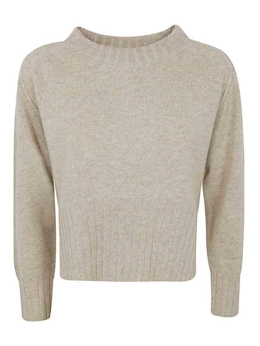 Loulou Studio Pull Col Rond - Marron