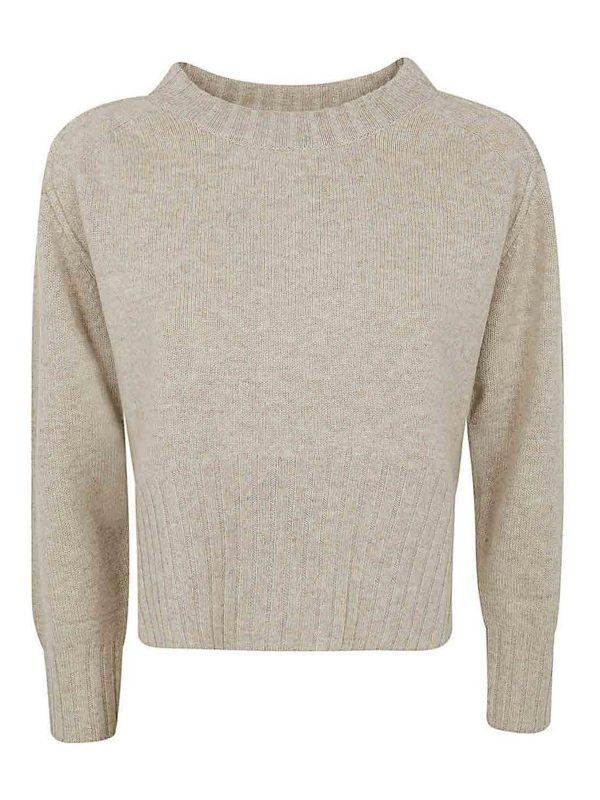 Loulou Studio Pull Col Rond - Marron