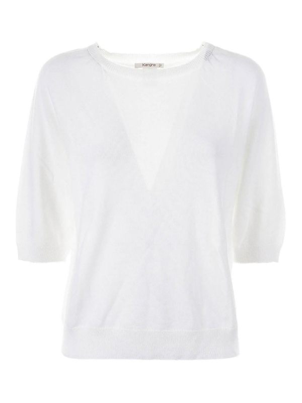 Kangra Cashmere T-Shirt - Blanc
