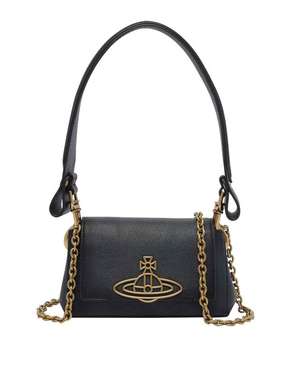 Vivienne Westwood Sac Porté Épaule - Noir