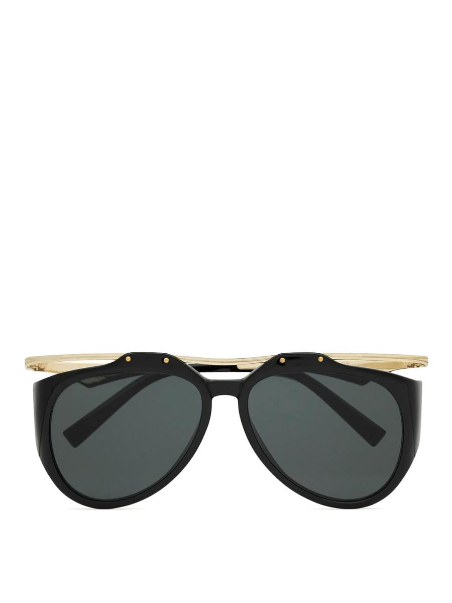 Saint Laurent Lunettes De Soleil - Métalliqu