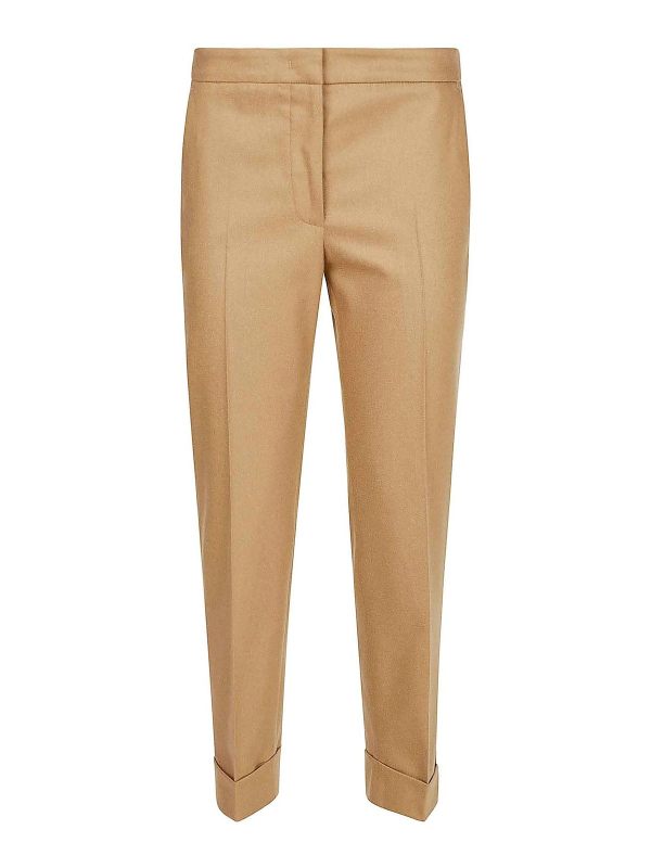 Pt Torino Pantalons Décontractés - Camel