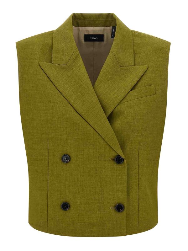 Theory Gilet - Vert
