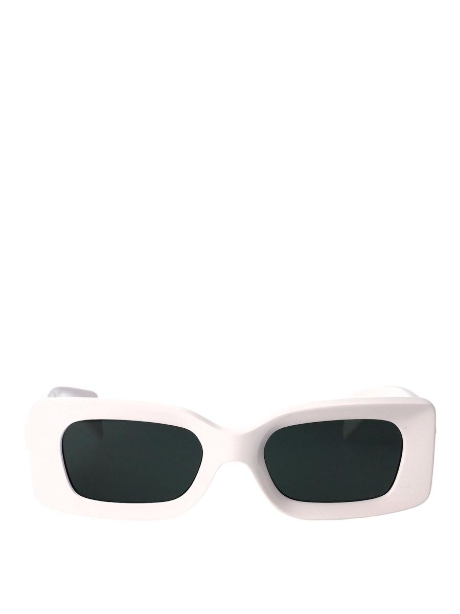 Versace Lunettes De Soleil - Blanc