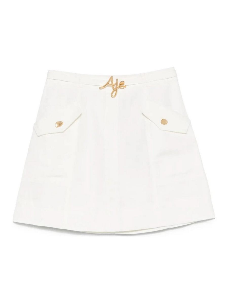 Aje Mini Jupe - Blanc