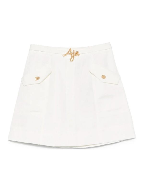 Aje Mini Jupe - Blanc