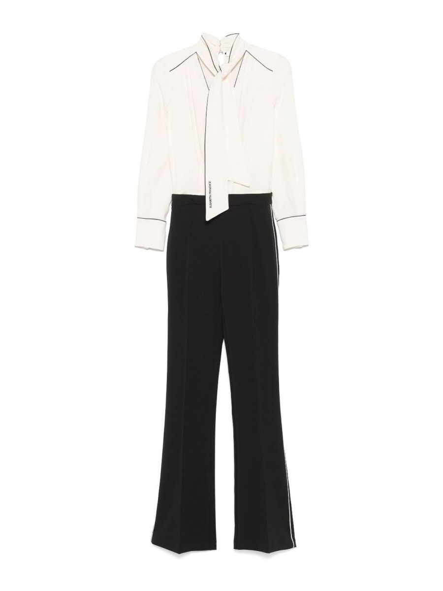 Elisabetta Franchi Combinaison - Blanc