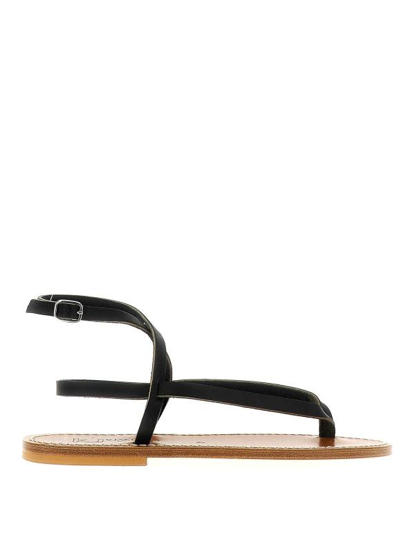 K Jacques St Tropez Sandales - Noir