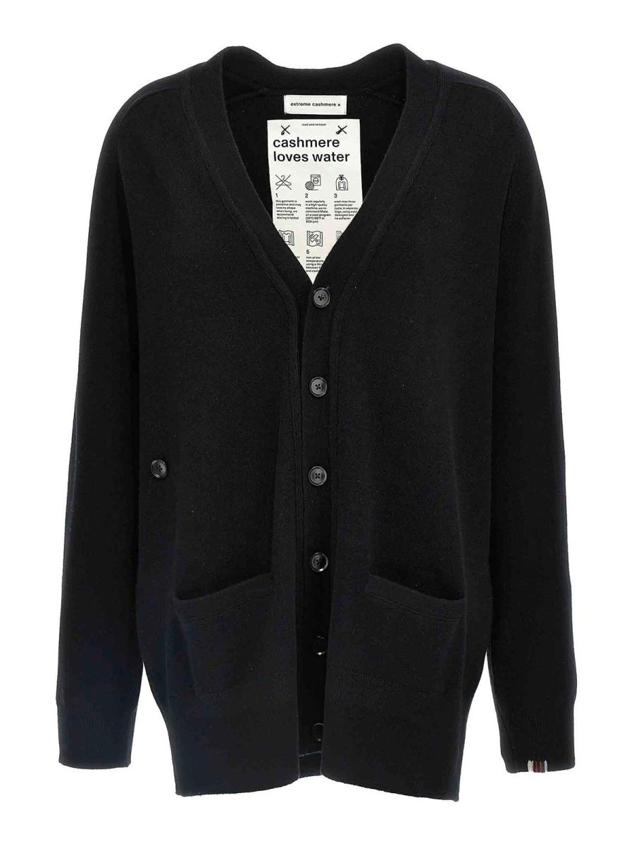 Extreme Cashmere Cardigan - Noir