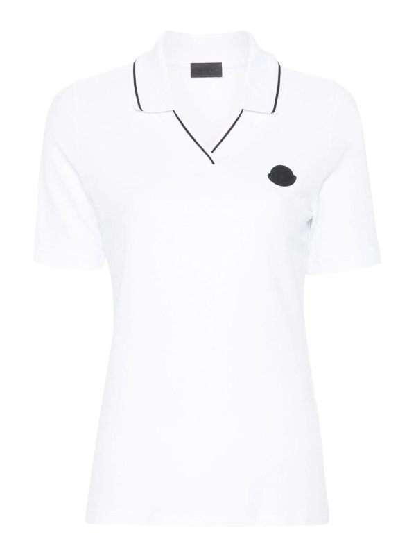 Moncler Polo - Blanc