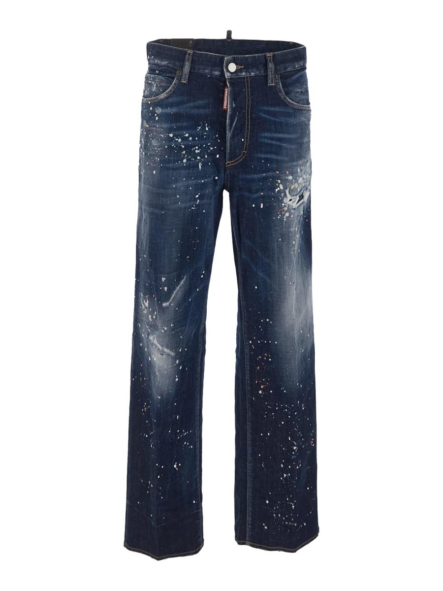 Dsquared2 Jean Bootcut - Bleu