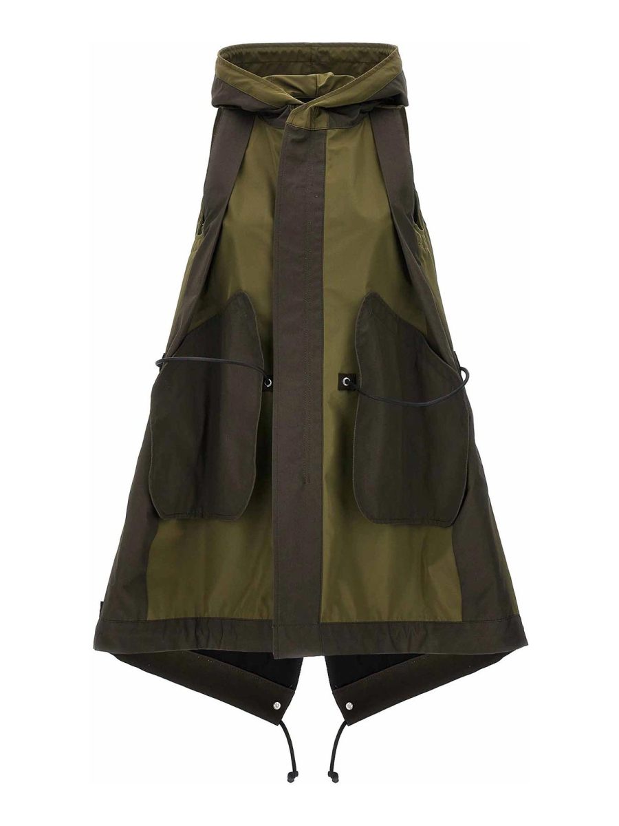 Sacai Gilet - Vert