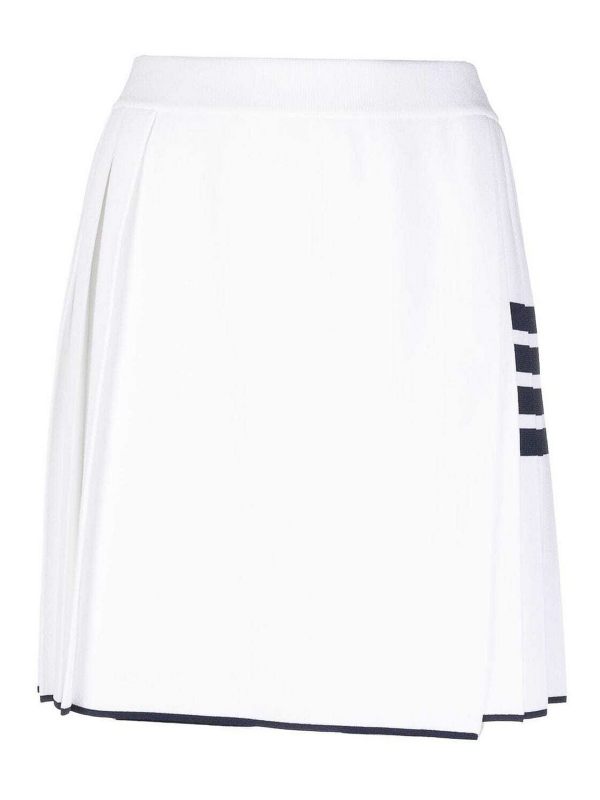 Thom Browne Mini Jupe - Blanc
