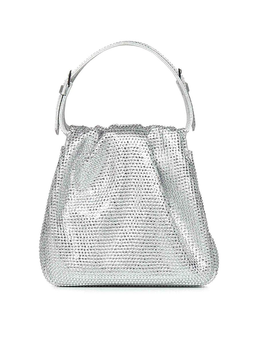 Amina Muaddi Sac Cabas - Argent