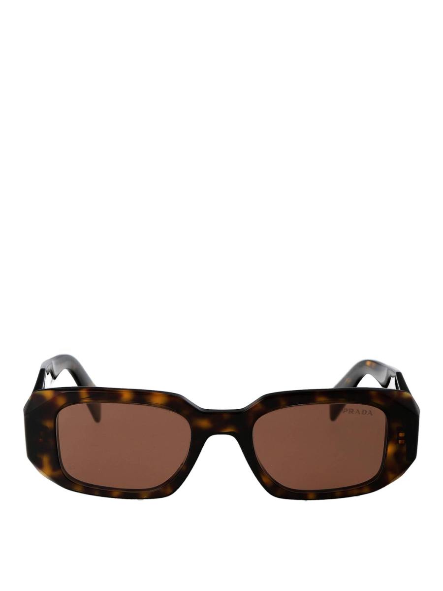 Prada Lunettes De Soleil - Marron