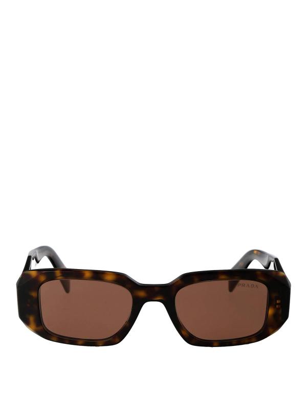 Prada Lunettes De Soleil - Marron